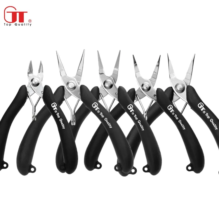 加长台湾GT手工钳子不锈钢珠宝钳尖嘴钳发簪绕线串珠夹持diy工具