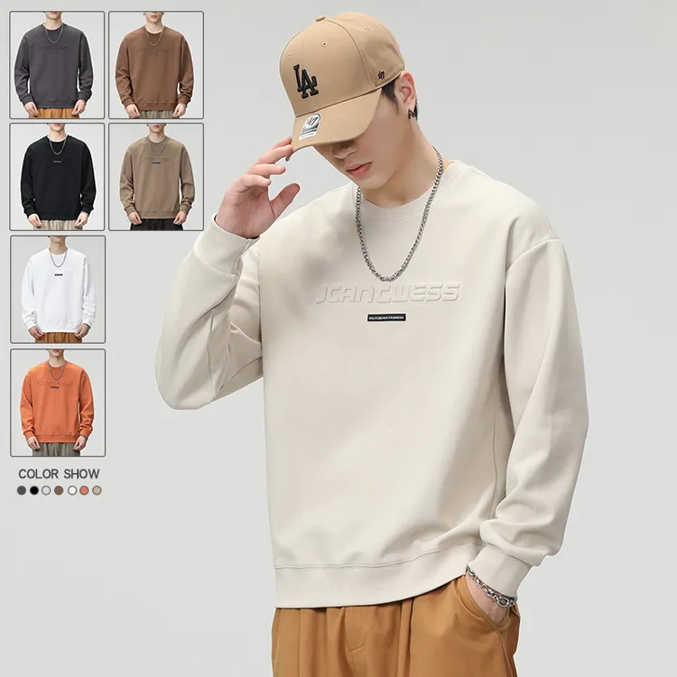 TUCANO/啄木鳥2024男士时尚长袖春新款休闲圆领运动上衣舒适卫衣