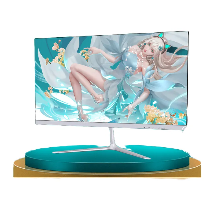 电脑显示器27寸无边框曲面高清22寸办公屏32寸超薄电竞游戏显示屏