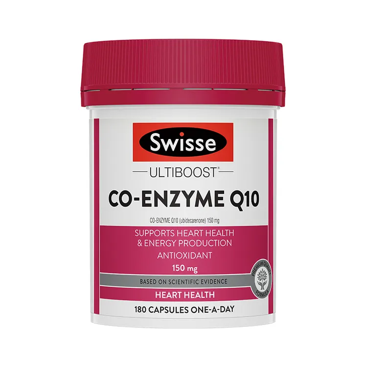 SWISSE/斯维诗辅酶Q10成人营养瓶装进口150mg 180粒/瓶