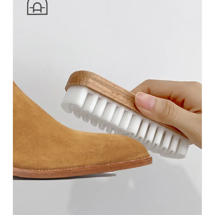 翻毛麂皮刷鞋橡皮擦生胶去污鞋软毛反绒皮绒面洗鞋擦绒毛鞋清理刷