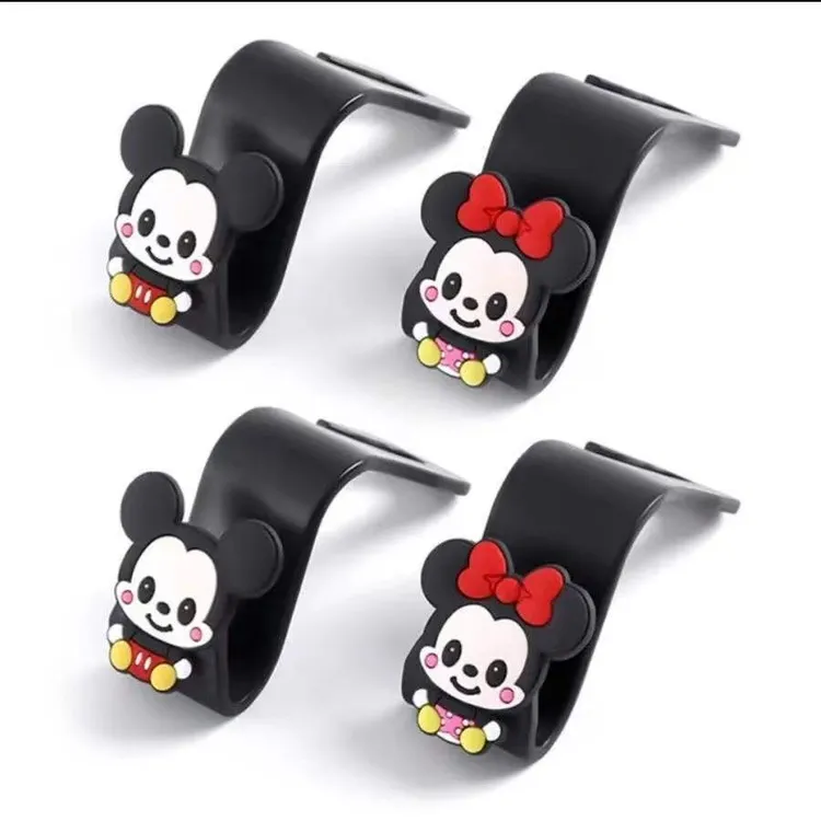 汽车座椅后靠背挂钩卡通可爱座位后排挂钩多功能车内饰小挂钩创意