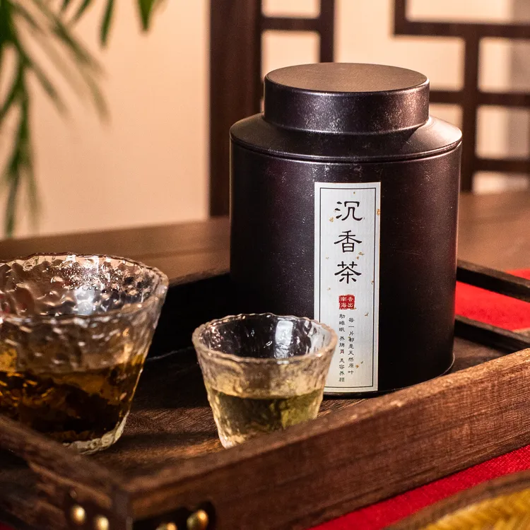 珍藏罐装沉香茶·香出南海 原生态香醇天然沉香老叶 乌龙茶工艺