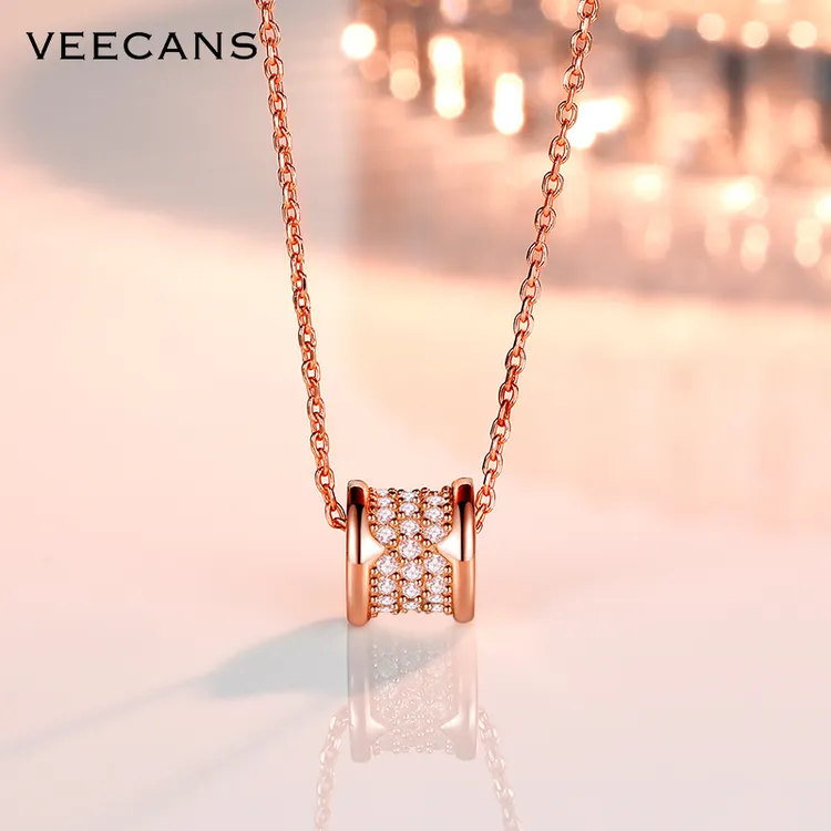 小蛮腰坠链轻奢个性满钻珠宝饰品百搭