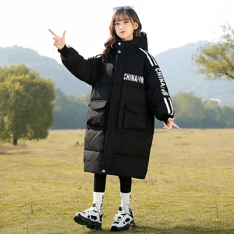 女童棉服2023年新款洋气大童冬装棉袄童装12儿童冬款外套15岁棉衣