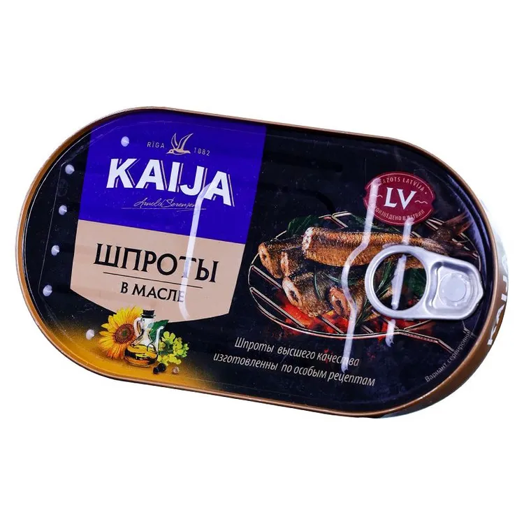 拉脱维亚进口油浸熏西鲱鱼罐头【拍一发二】下酒菜170克/罐190克罐