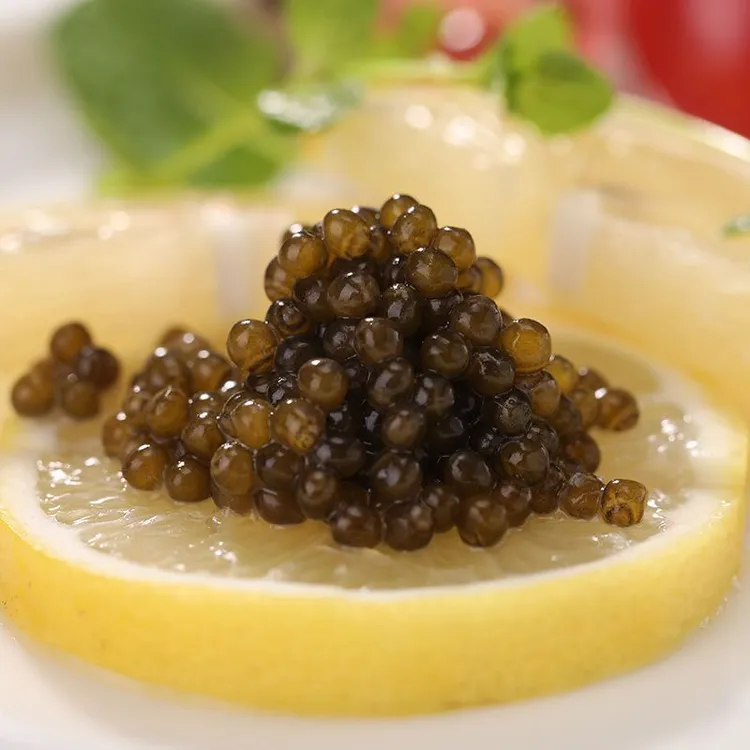 钜惠原装鱼籽 A级鲟鱼子酱大闸鲟10克装鲟鱼籽酱新鲜即食黑鱼籽