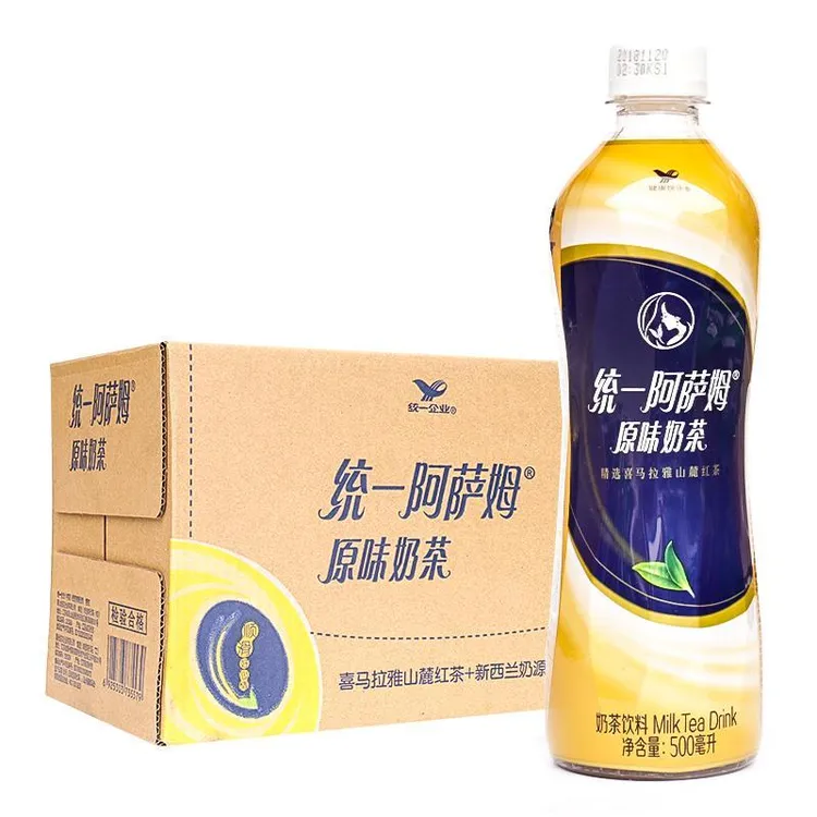 统一阿萨姆原味阿萨姆奶茶500ml×5瓶/1瓶/15瓶整箱新日期包邮yb