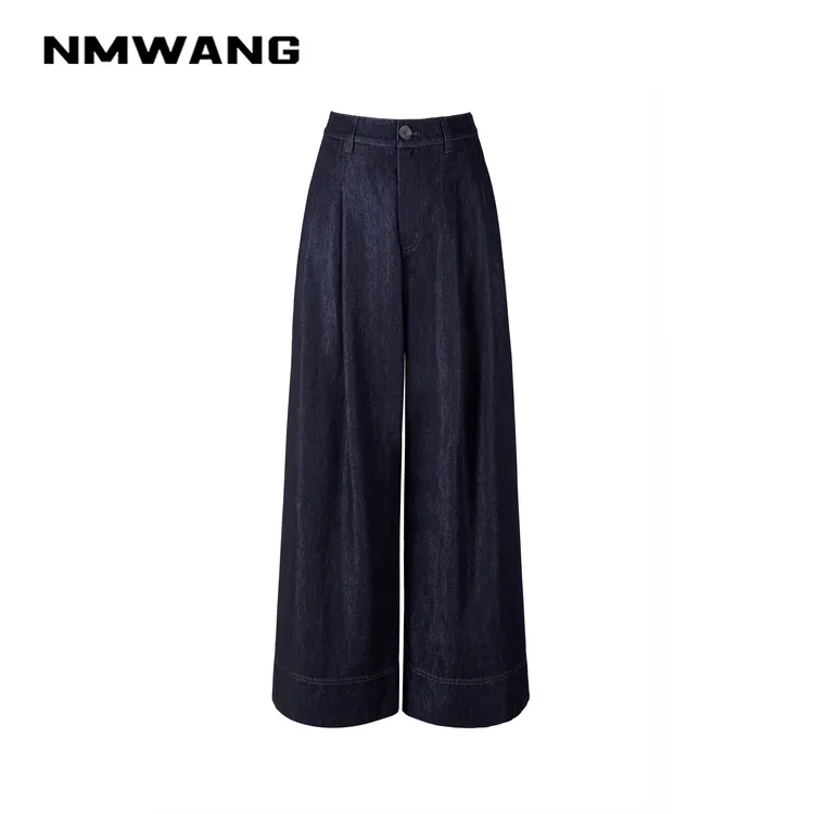 【可可专享】NMWANG牛魔王XH4C095汉麻三醋直筒阔腿裤