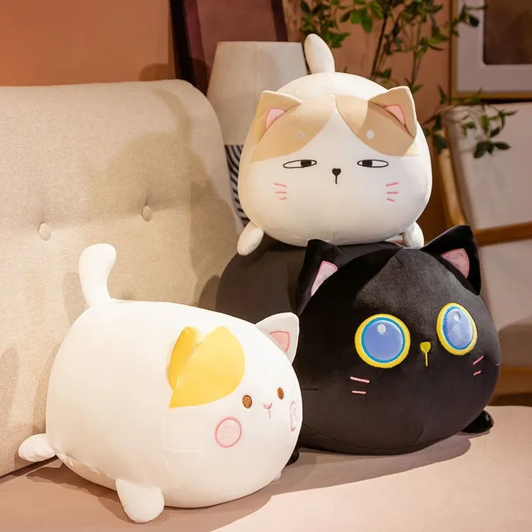 可爱胖猫咪抱枕睡觉床上猫猫毛绒玩具玩偶公仔娃娃生日礼物女儿童