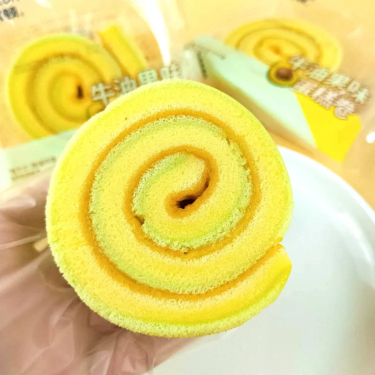 【牛油果味蛋糕卷】卡尔顿营养早餐面包瑞士卷糕点休闲饱腹零食小吃