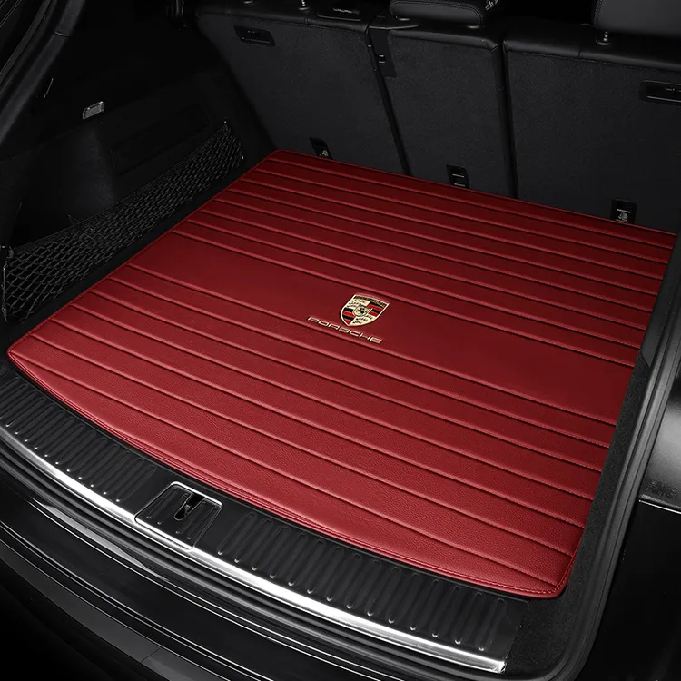 保时捷卡宴macan帕拉梅拉专用后备箱垫2025/2026年新款真皮尾箱垫