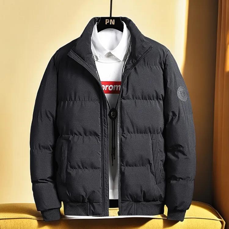 男士保暖防风防寒棉衣秋冬季新款棉袄青年立领棉服男装男款短款上