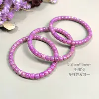 【主播推荐】舒俱来直切素圈手串5.8mm*4mm+/多样性发其一/C01255