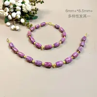 槿夕丨18K金镶舒俱来手链6mm*8.5mm/多样性发其一/P00151