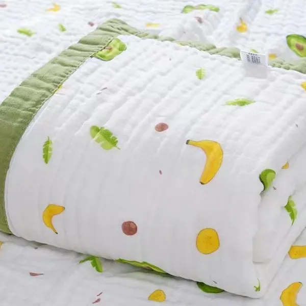 大浴巾115/150cm，150*200纯棉纱布超柔软盖毯六层泡泡纱毛巾被