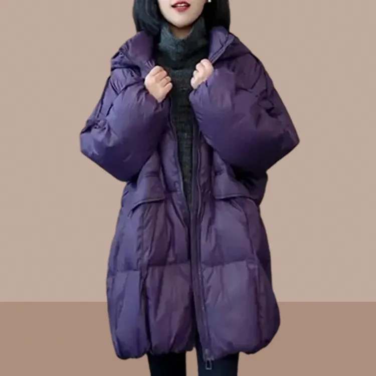 2026秋冬新款时尚棉服加厚百搭棉袄上衣女士韩版休闲保暖加绒外套