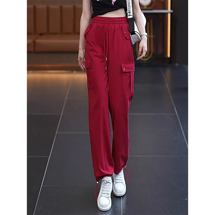 外穿通勤百搭时髦工装裤2026春秋新款高腰显瘦品质女装洋气休闲裤