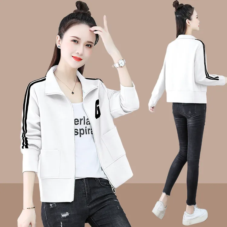 开衫短外套女款春秋季2025新款拉链棒球服时尚百搭减龄显瘦上衣服