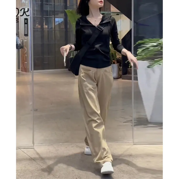 时髦洋气休闲百搭时尚运动套装2026春秋季新款职业通勤女装两件套