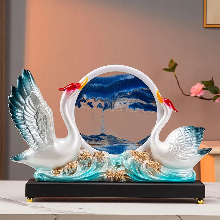 高档最新款客厅玄关轻奢创意电视酒柜乔迁新居结婚之喜礼物摆件