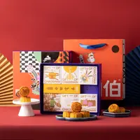 ChaoBoBo/潮伯伯流心奶黄月饼潮汕中秋金花月饼礼盒
