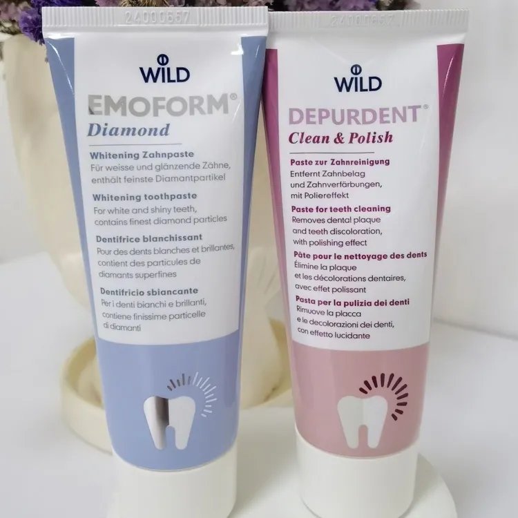 DrwildWild瑞士怀尔德牙膏抛光清洁美白去烟渍家庭香氛牙膏75ml