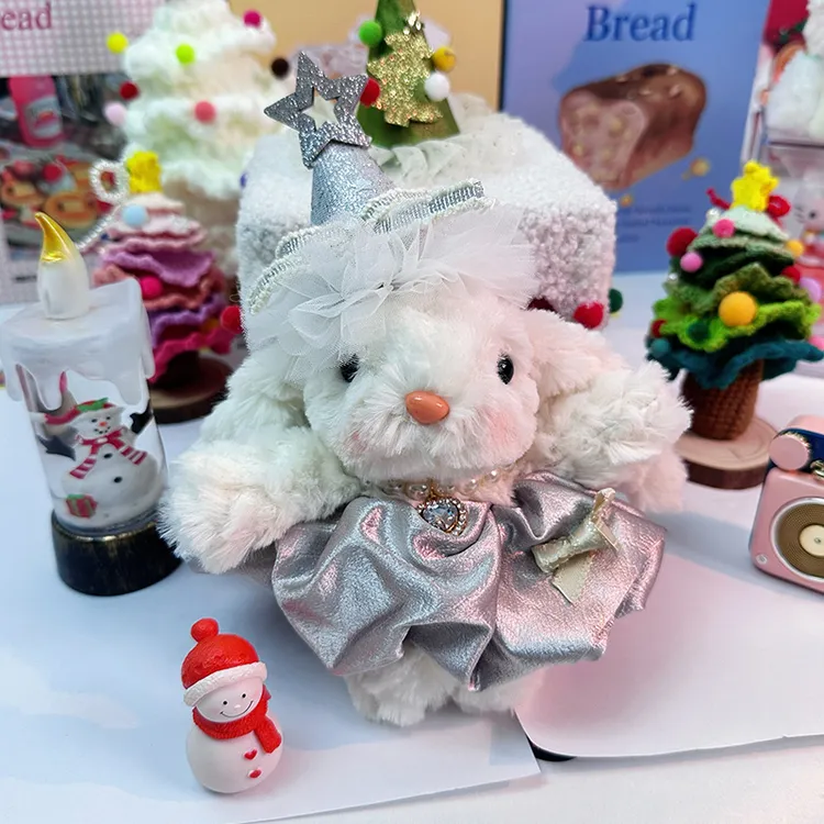 永夜星河 | 手工定制情人节创意毛绒兔挂件包挂饰钥匙扣礼物情侣