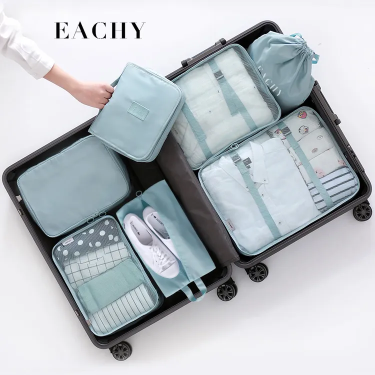 旅行收纳包行李箱收纳袋衣服内衣整理袋子旅游便携分装包套装衣物
