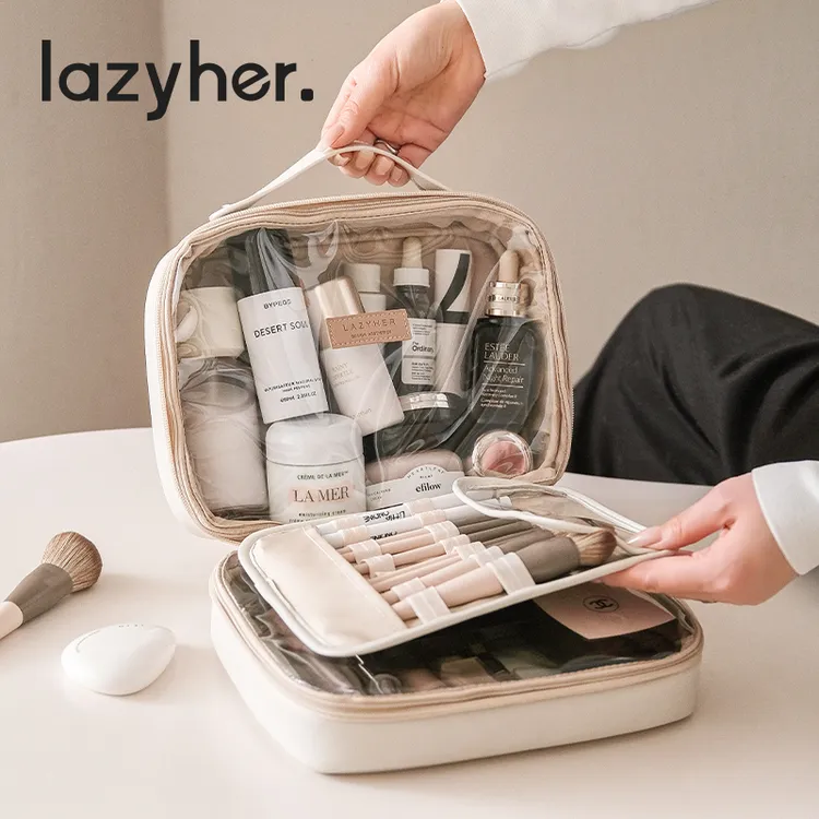 化妆包新款高级便携旅行手提洗漱包大容量收纳包外出收纳网红爆款