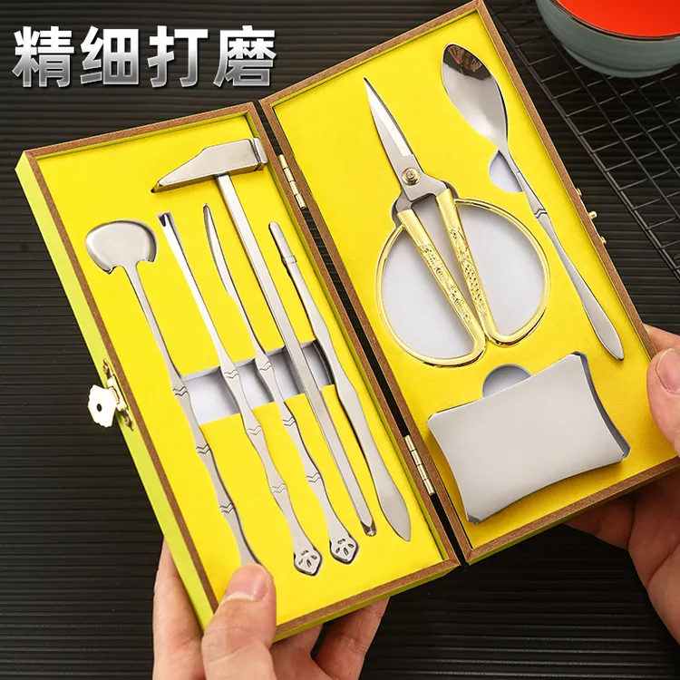 PAKCHOICE蟹八件套装礼盒吃螃蟹大闸蟹专用工具拆蟹神器吃蟹工具