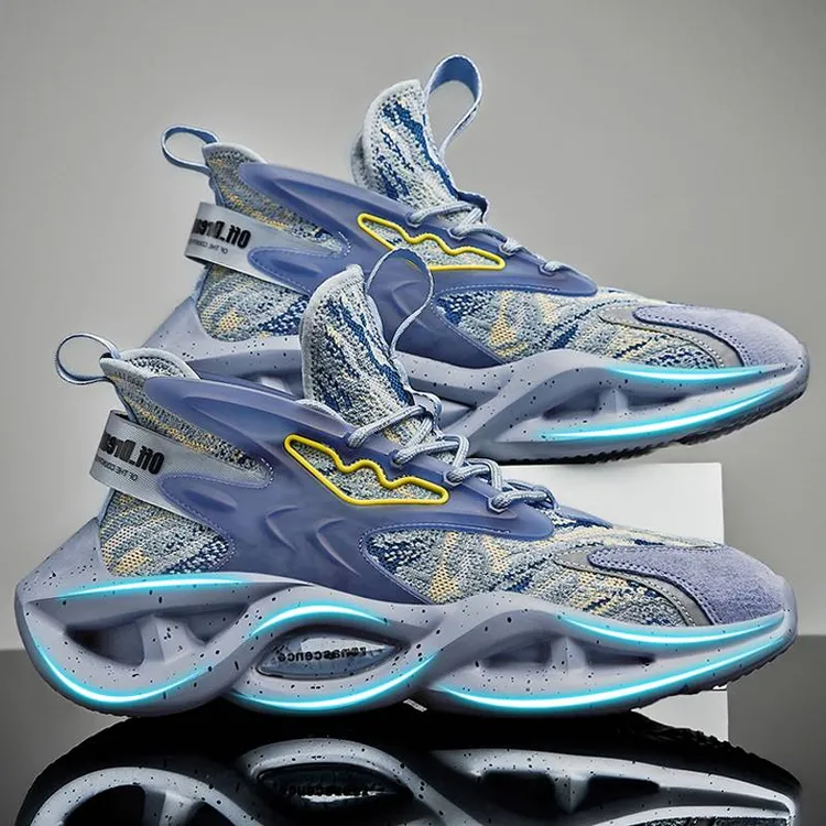 中考跑步运动跑鞋男体育生超轻减震训练鞋专业初中生夏季网面透气