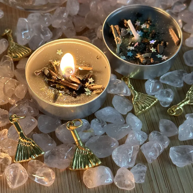 「黑玫瑰橡皮擦」清清蜡烛（一单两个）