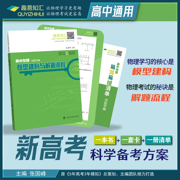模型与解题流程电磁学篇+必备知识卡片+易混易错清单（方法高中）