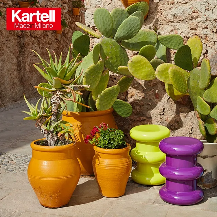 Kartell【家装节】意大利原装客厅玄关沙发创意矮凳 PILASTRO