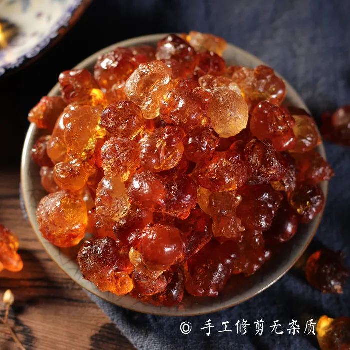 云南老树桃胶人工修剪无杂质500克/瓶