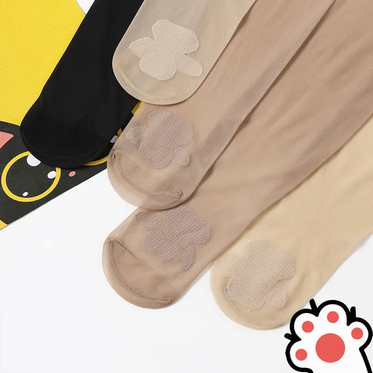 肉色丝袜肤色美肤袜超薄款菠萝袜夏季防勾丝连裤袜光腿神器打底袜