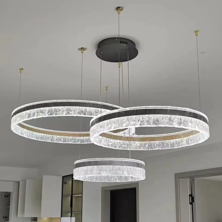轻奢大气高档吊灯家用吊灯灯饰客厅灯餐厅书房圆形方形别墅大厅