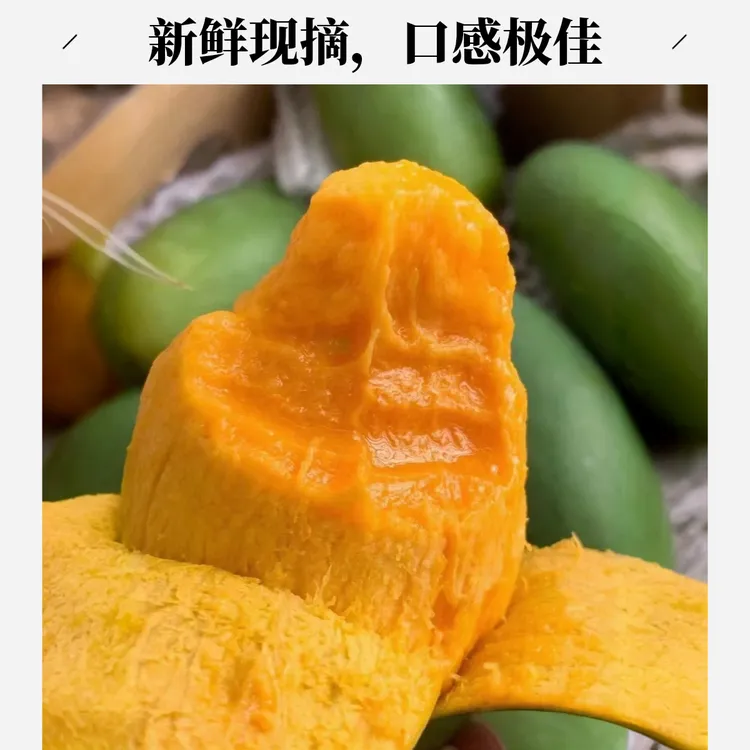 四川正宗攀枝花攀岩芒果核薄肉厚无丝果农自家果园直发软糯香甜