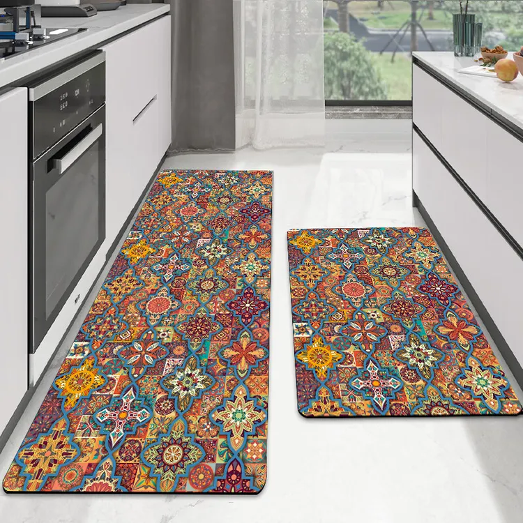 布迪思硅藻泥厨房地垫浴室卫生间脚垫吸水防滑可裁剪床边毯垫子  