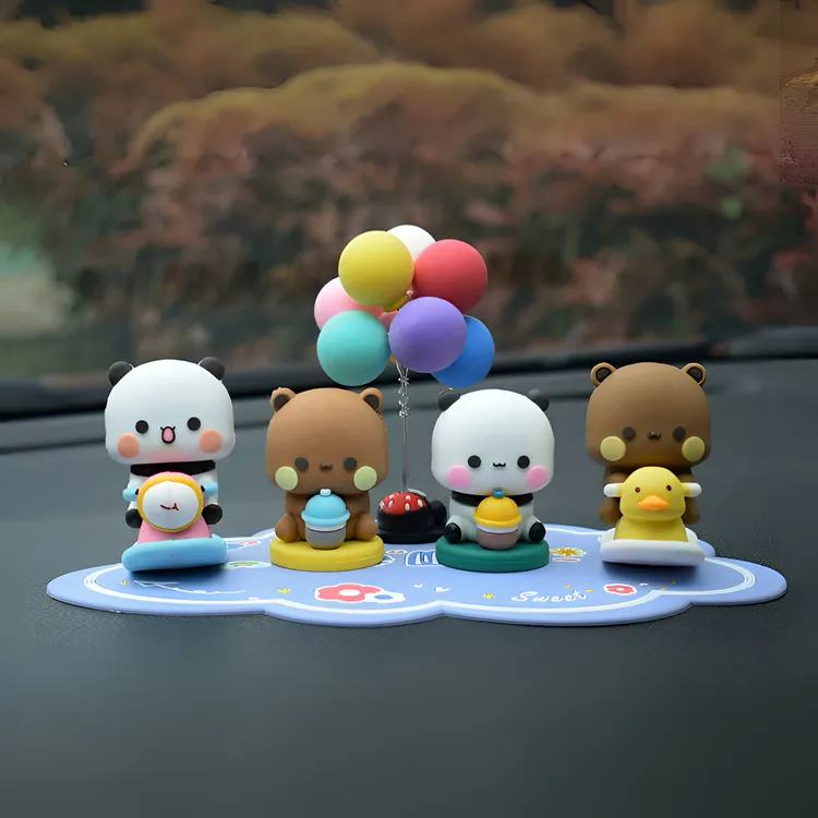 一二布布手办摇摇乐车载摆件中控台奶瓶装饰礼物送朋友情侣礼物