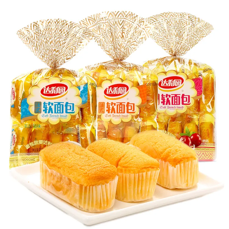 【3袋】达利园法式软面包200g 香奶味经典烘焙美味营养早餐糕点充饥