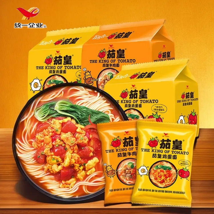 统一茄皇方面泡面番茄牛肉面鸡蛋面袋装拉面夜宵宿舍懒人速食