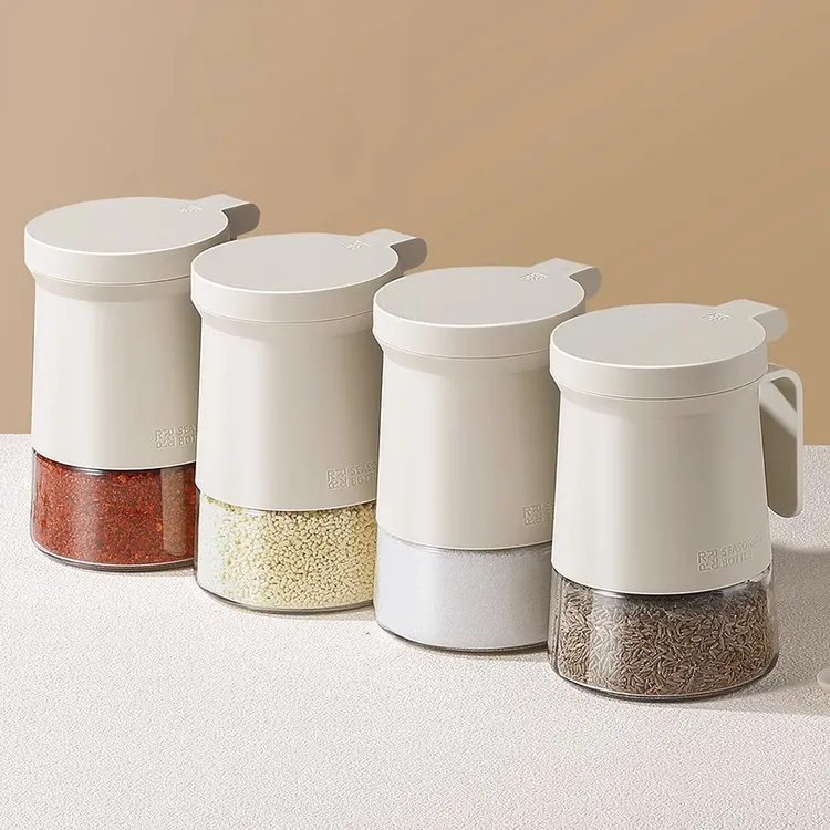 密封防潮调料罐厨房家用盐鸡精调料调料盒玻璃组合套装厨房收纳盒