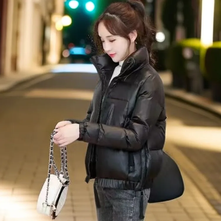 冬季立领女款时尚潮流棉衣外套气质显瘦时尚保暖百搭百搭秋冬