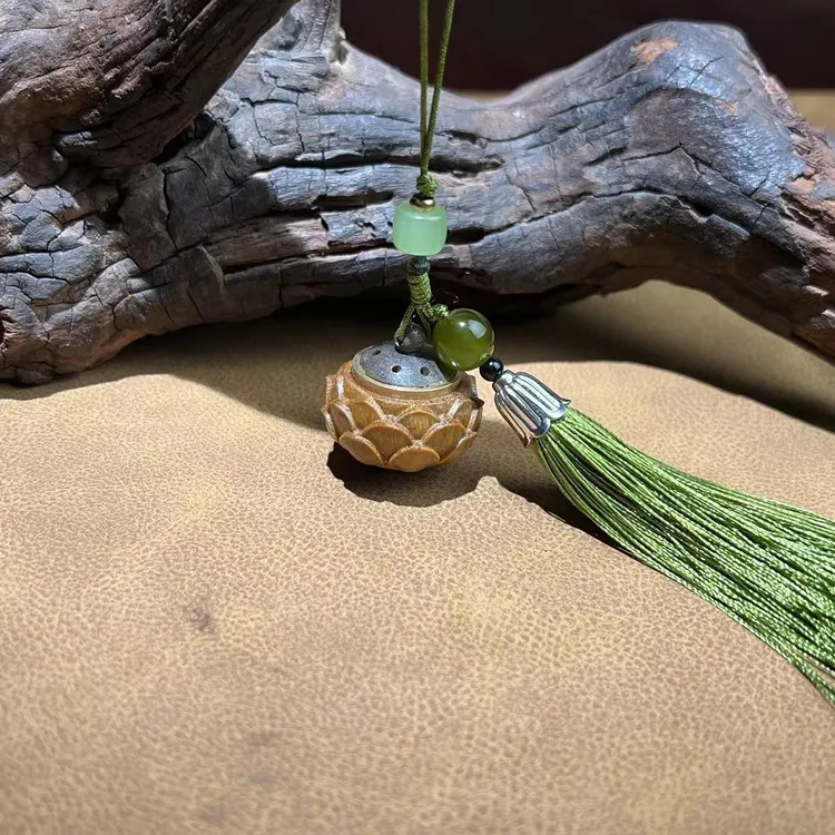 绿檀莲花二苏旧居香膏香囊@@006022