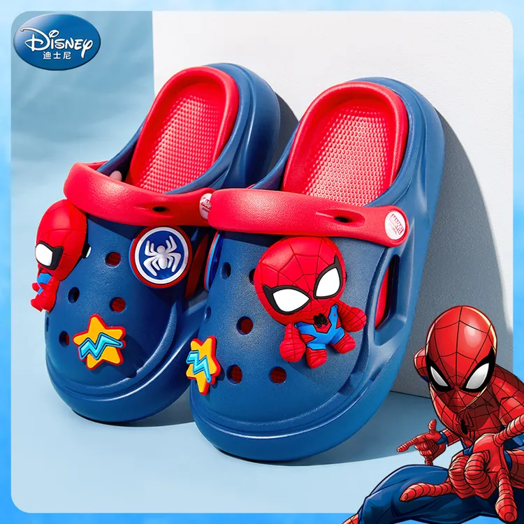 迪士尼清凉拖鞋防滑男孩卡通夏季外穿男童F2518A9B3舒适清凉