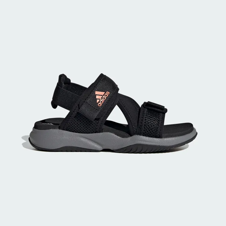 Adidas/阿迪达斯正品夏季儿童软底露趾运动沙滩凉鞋 FV0831