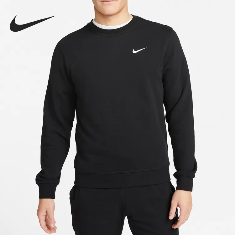 Nike/耐克正品新款透气刺绣男子运动休闲套头卫衣637903-010