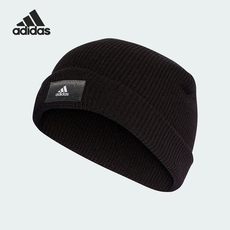 Adidas/阿迪达斯正品2023秋季新款男女运动保暖针织帽IB2661